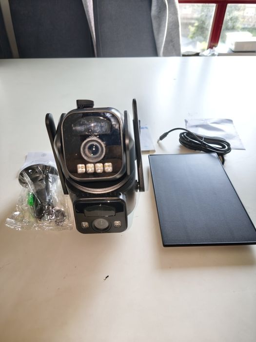 Câmera de vigilância wi fi com Painel solar Nova