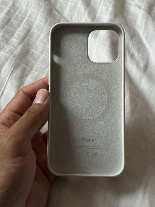 iPhone 12 Pro Max Silicone Case White Original