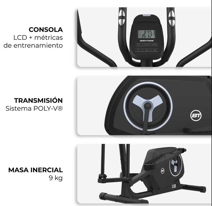 Bicicleta Elíptica BODYTONE DE30