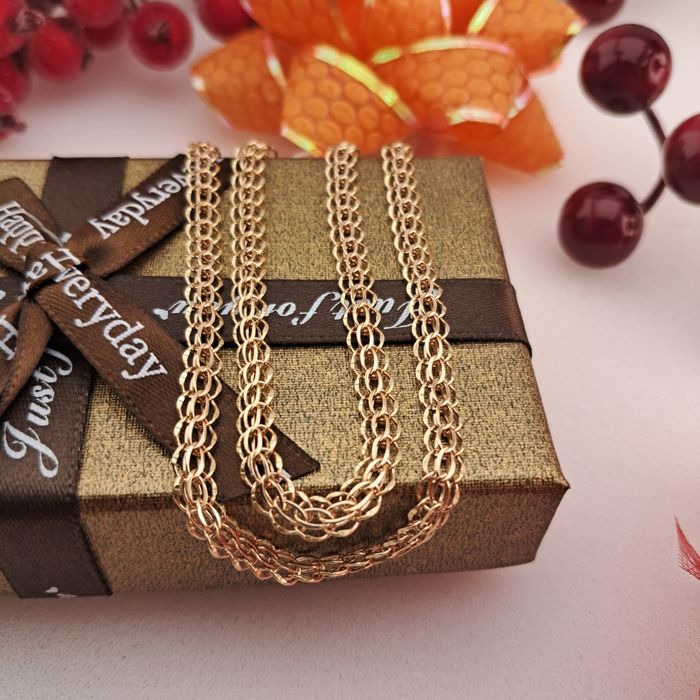 ‼Золотая цепочка цепь Золотий ланцюг 8,05 гр 55 см Золото 585