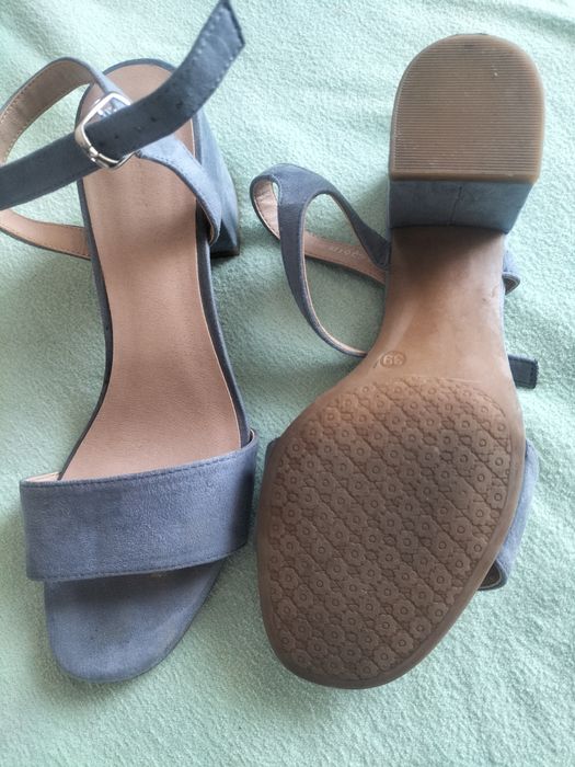 Sandały damskie niebieskie