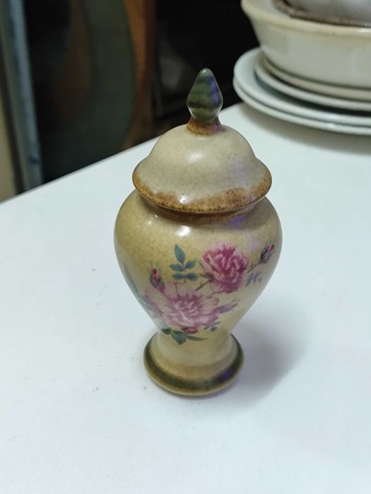 Pequeno Pote Antigo de Gengibre Ceramica