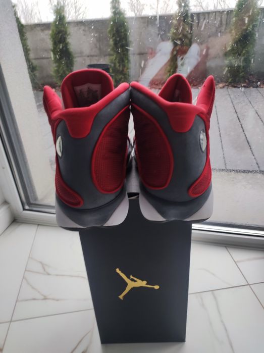 Air Jordan 13 Retro Flint White/Red /Grey 100% Oryginał 47,5 31cm