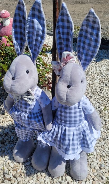 Zajączki ozdoba stojąca 50-60cm