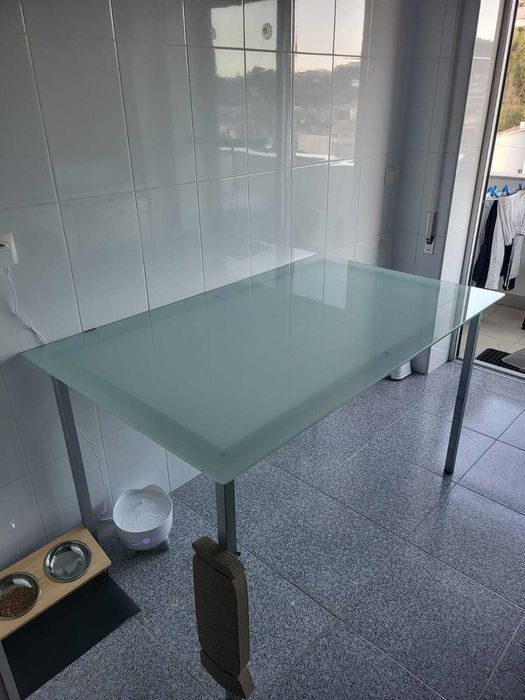 Mesa de Cozinha Vidro - ENTREGA EM BRAGA - SALDOS!!!
