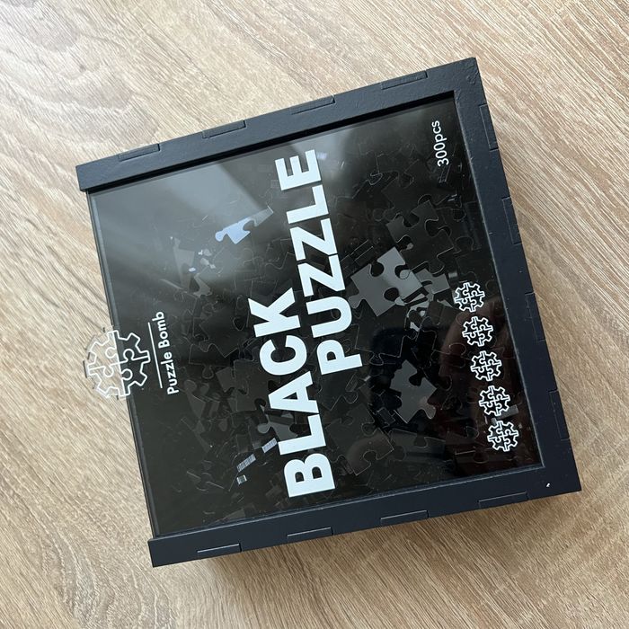 Чорний акриловий пазл Black Puzzle 300 pcs (Puzzle Bomb)