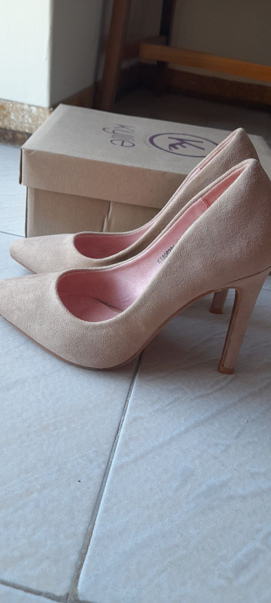 Sapato hotsell nude 35