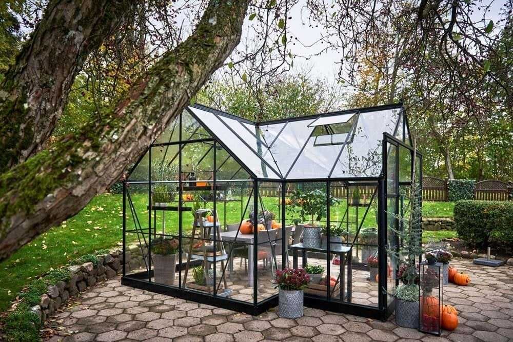 szklarnia ogrodowa garden room, montaż