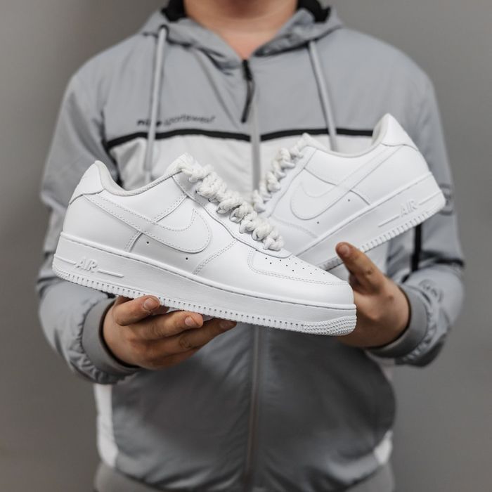 Кросівки Nike Air Force 1 low Rope Laces premium | Кроссовки Найк чоловічі жіночі