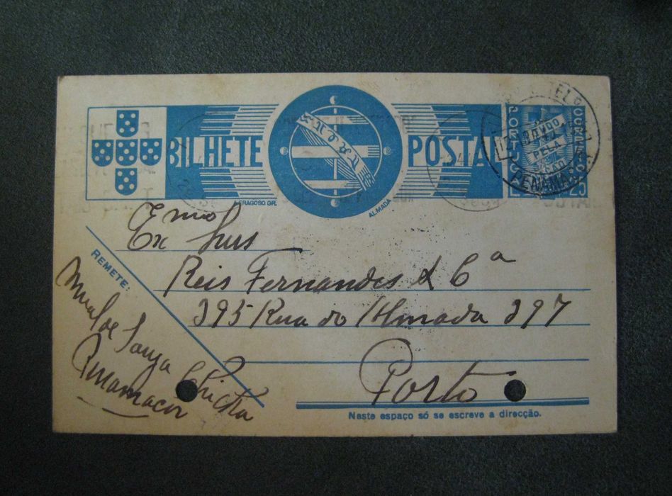 Conjunto de 2 IP (Bilhete Postal)  nº 83 Circulados