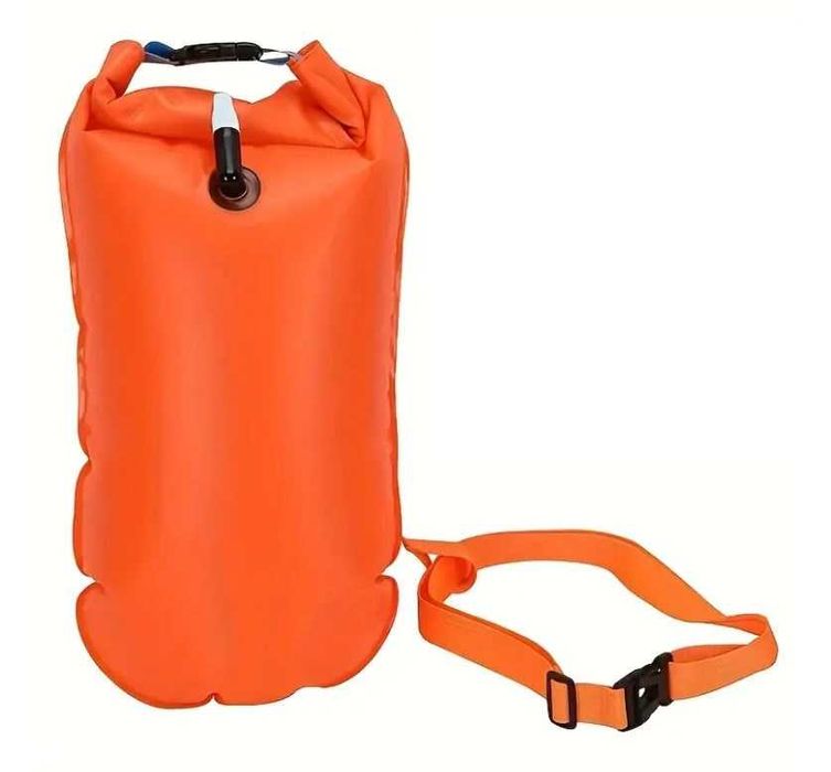 dmuchana bojka boja pamelka asekuracyjna triathlon sucha komora