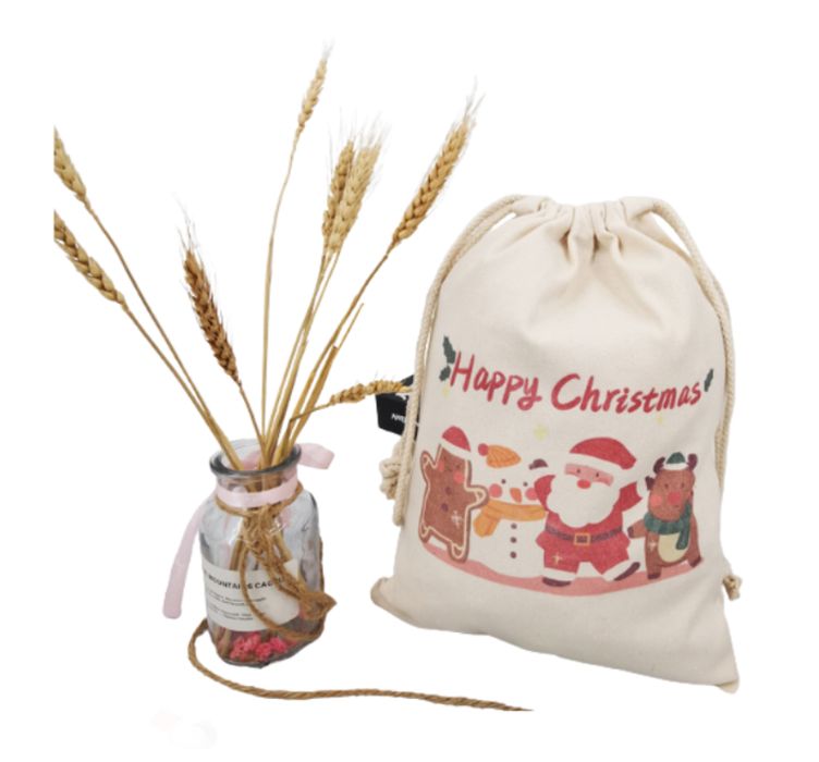 worek świąteczny 30x40 Mikołaj bałwan