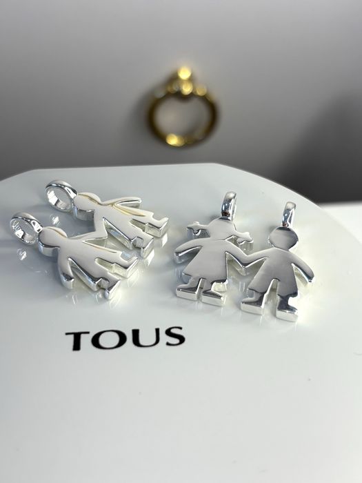 TOUS wisiorek Sweet Dolls chłopiec dziewczynka srebro 925