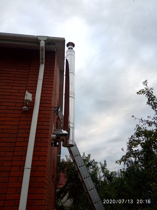 Димохід дымоходы димоход  нержавеющие утеплёная труба димарі монтаж