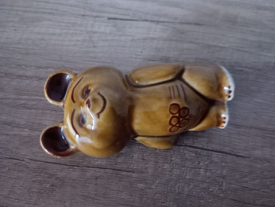 Ceramiczna figurka Miś Masza