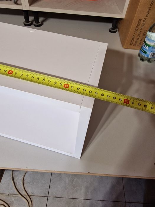 Półka wisząca, solidna, pełne plecy