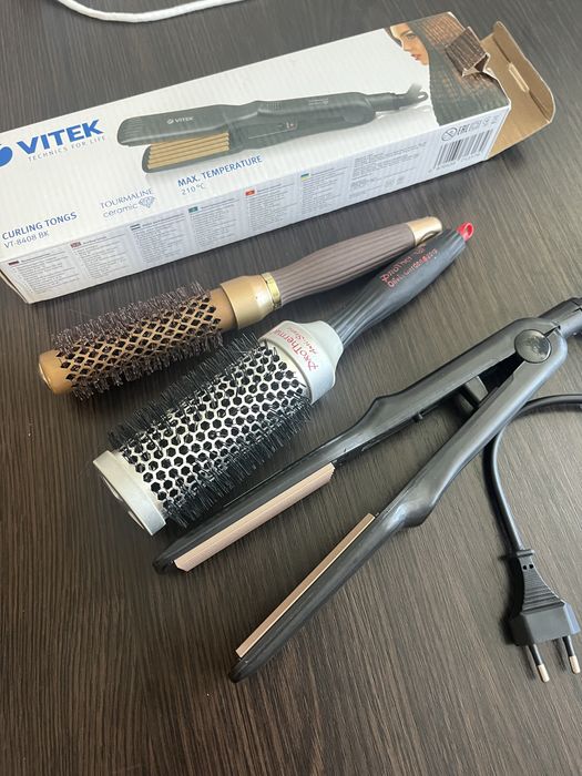 Плойка для гофре VITEK VT-8408 BK+ браші 2шт у подарунок