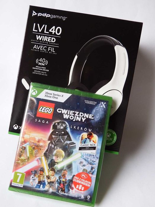 GRA XBOX ONE / Series X LEGO SAGA SKYWALKERÓW ! nowa + headset