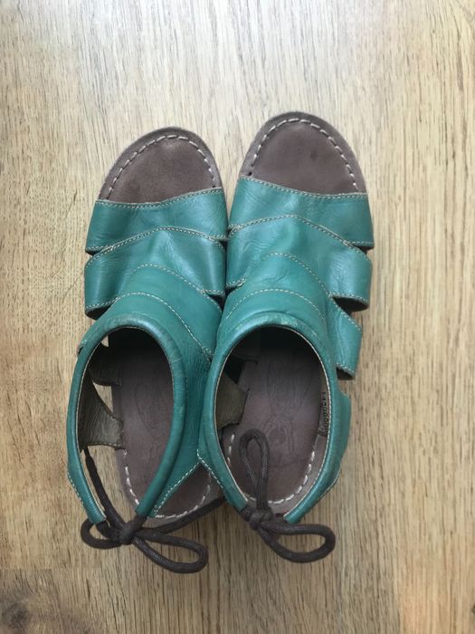 Fly London r.40 zielone sandały