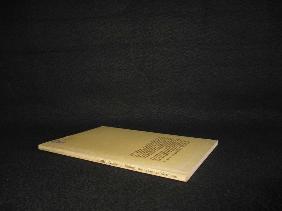 Livro Diálogo dos Grandes Sistemas Galileu Galilei
