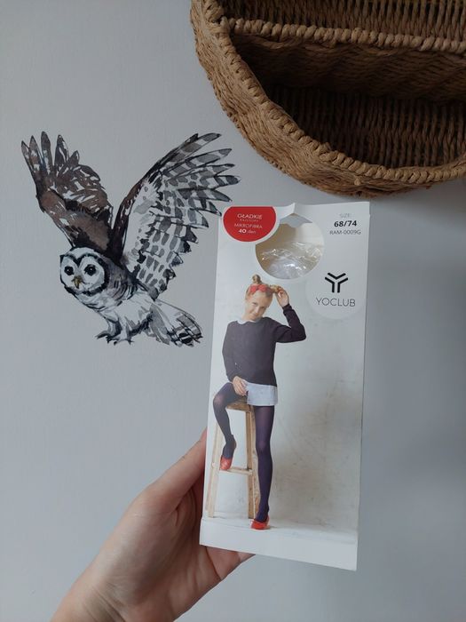 Rajstopy białe 40 den 68/74 białe NOWE