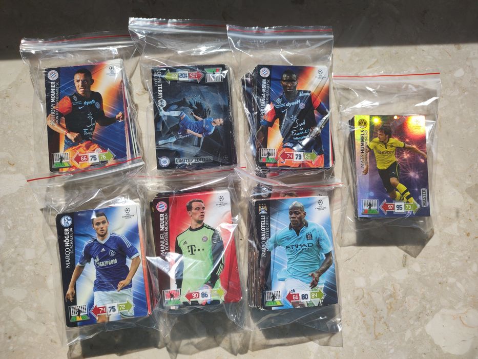 Karty piłkarskie 326 kart 2012-13 panini champions league