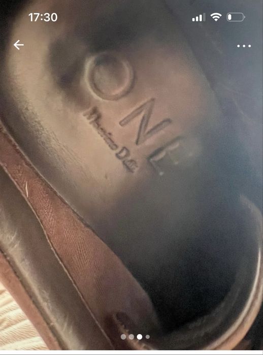 Tenis castanhos bi Massimo Dutti