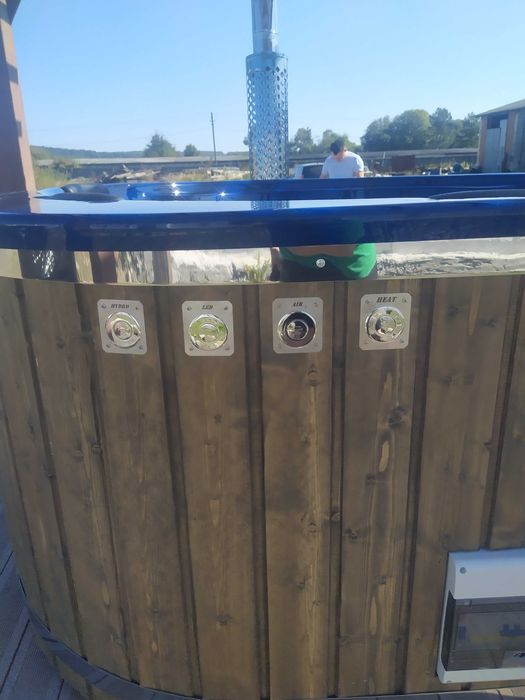 Чан на дрова Мобільний чан Купіль з підігрівом Басейн Баня Сауна