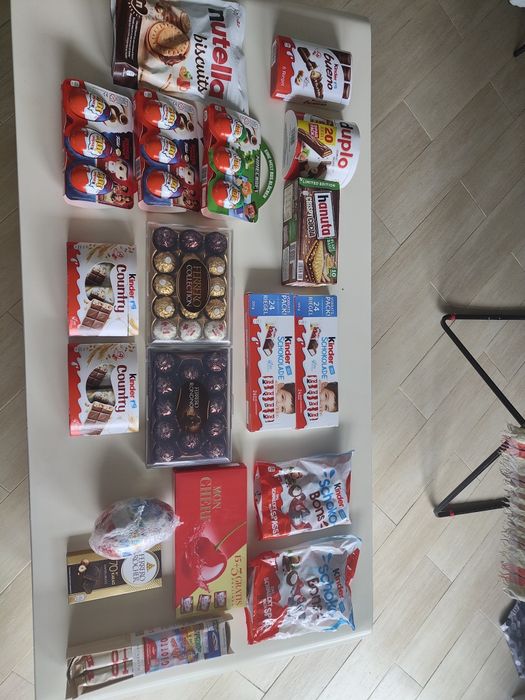 Słodycze Ferrero - 14 pozycji