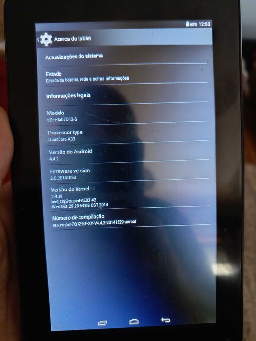 Tablet 7" Quadcore A33