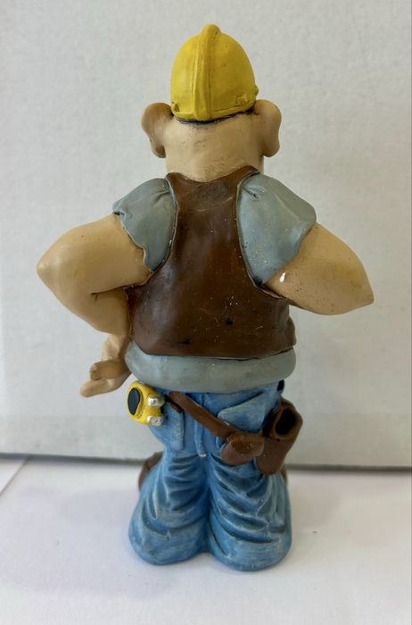 Estatueta Caricatura Operário da Construção / Pedreiro - Les Alpes