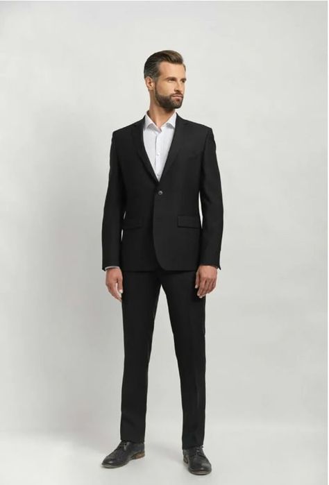 Чорний костюм Voronin чоловічий