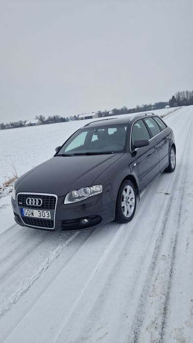 Audi A4 B7 1.8T Quattro 163 km 2007r, 2xS line Bixenon Duży serwis !