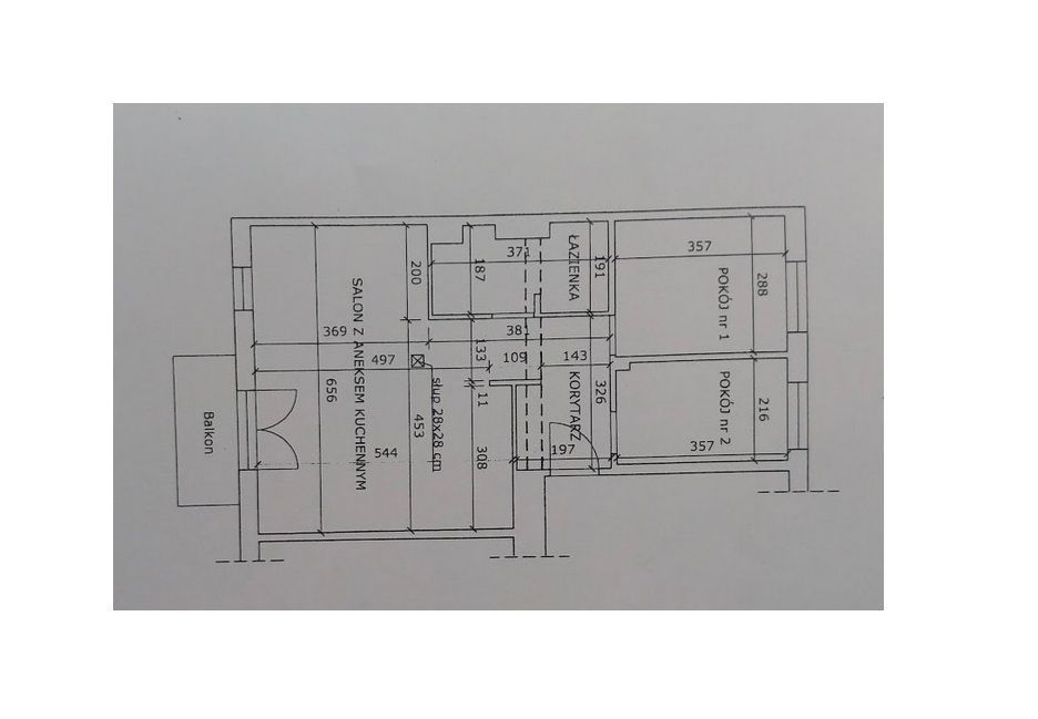 Mieszkanie 3-pok.,pow.63m2 + duży strych do adaptacji-Złotniki