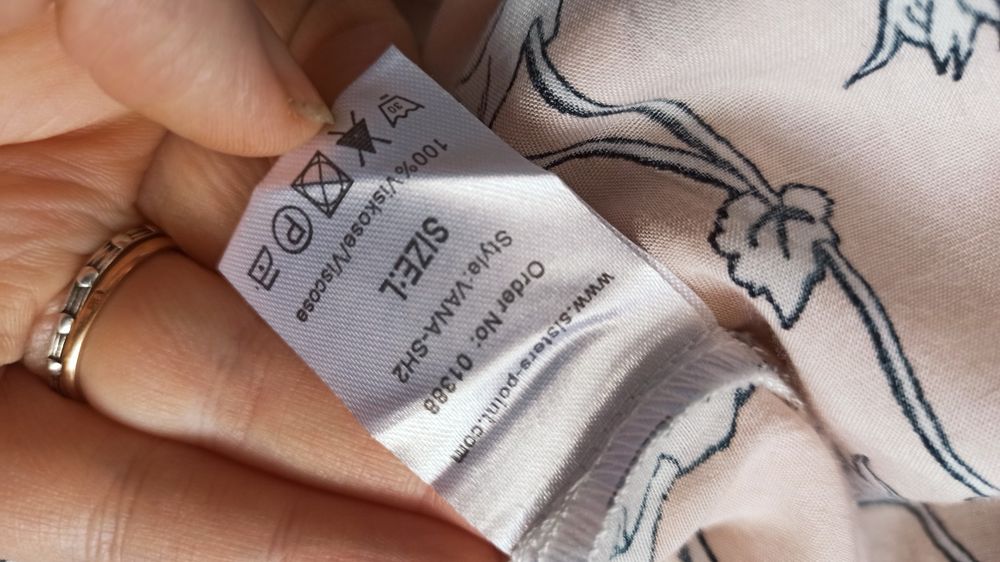 Sg Piękna bluzka damska 40 , 42 L wiskozowa koszula bluzka 40