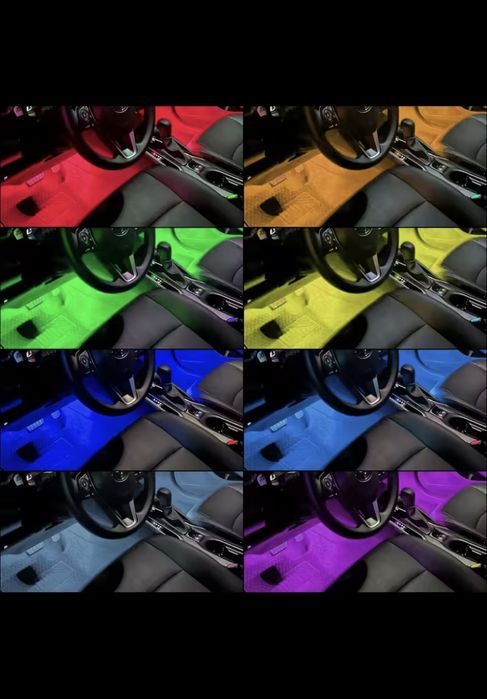 Luzes Led interior carro