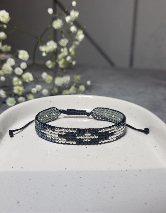 Bransoletka tkana na krośnie