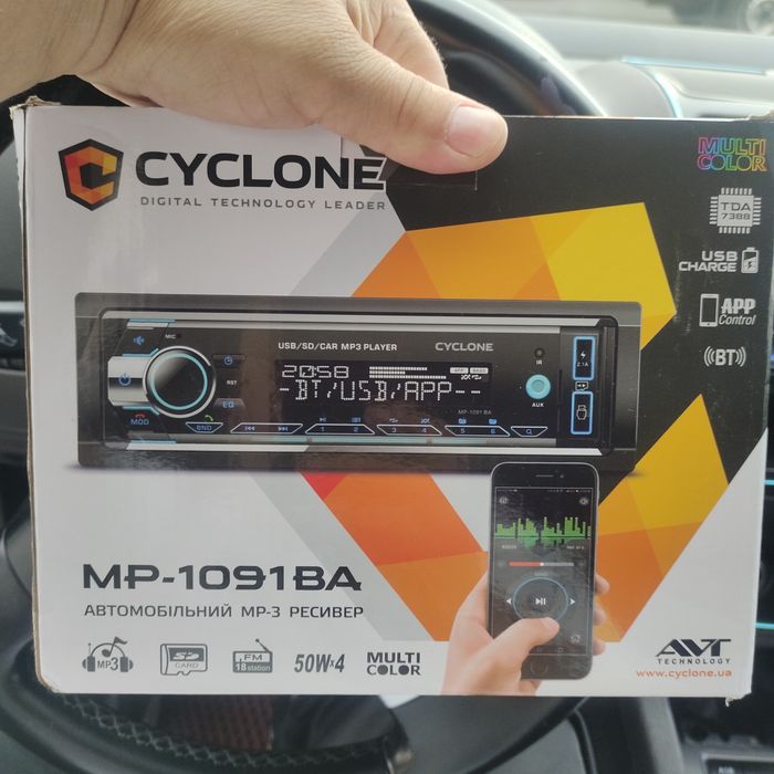 Автомагнітола Cyclone MP 1091BA