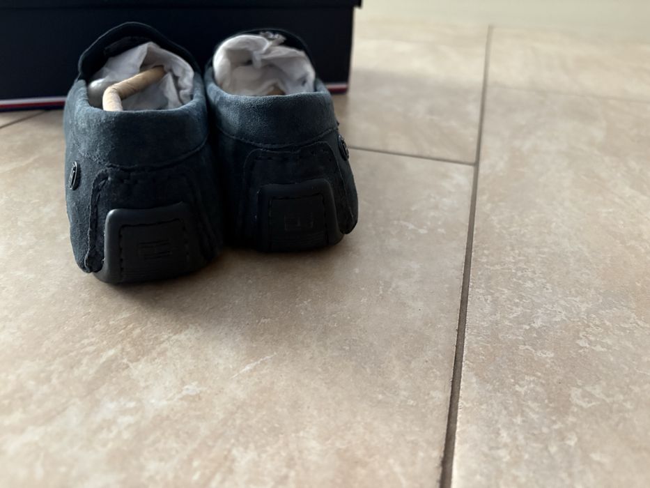 Mokasyny damskie granatowe Tommy Hilfiger essential