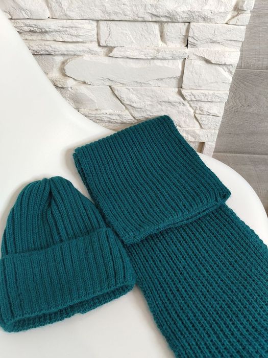 Набір шапка та шарф 9-10 років 54-56р