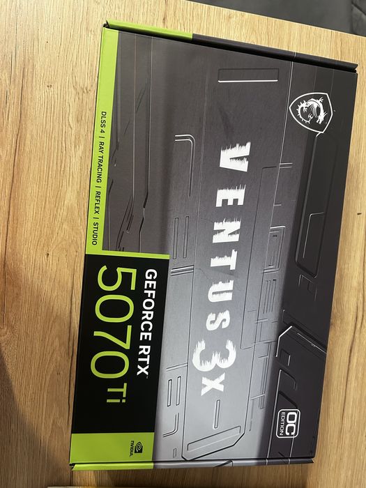 MSI GeForce RTX 5070 Ti Ventus 3X OC Edition 16 GB GDDR7 – nowa
