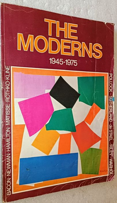 Livro antigo arte The Moderns 1945 / 1975
