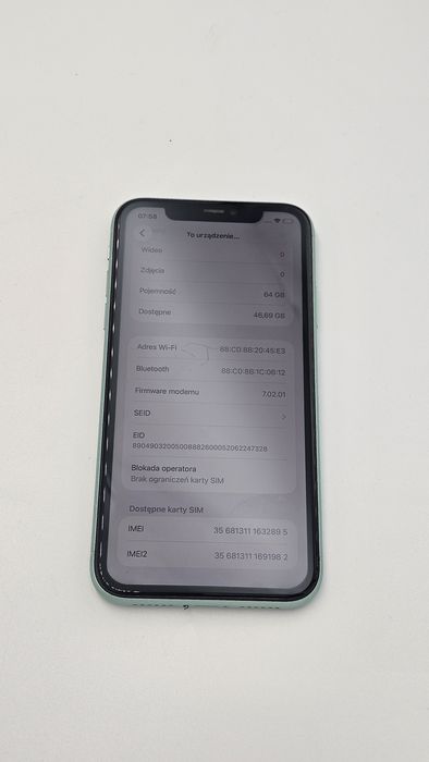 iPhone 11 64Gb Nowa Bateria