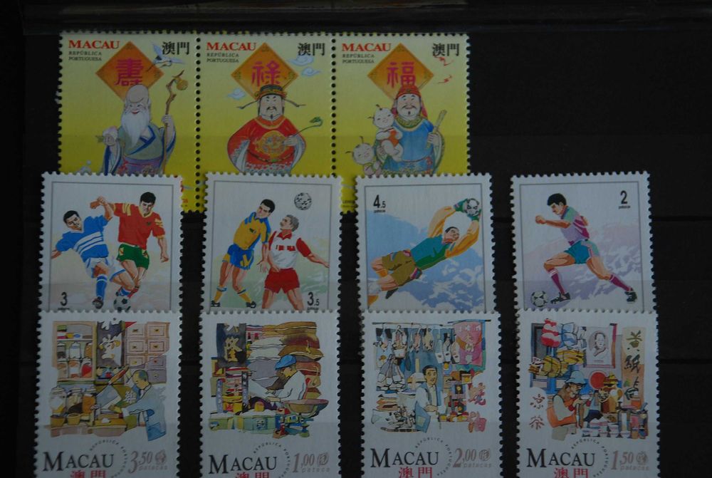 selos novos de Macau