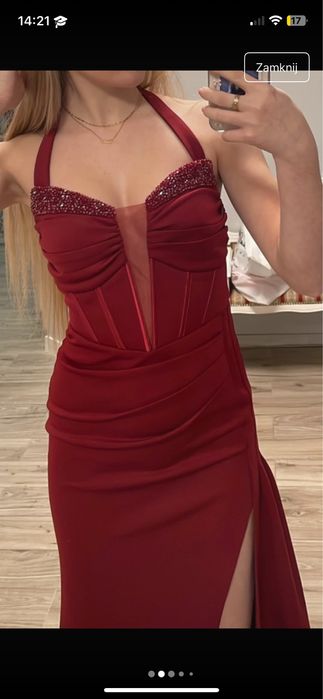 Sukienka elegancka wieczorowa