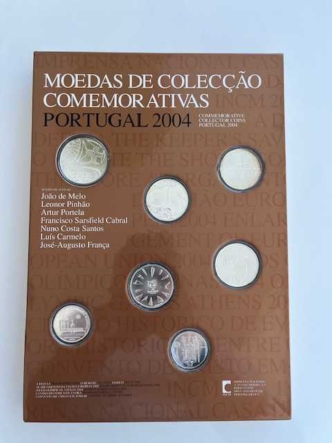 Edições moedas ano 2003 e 2004 Portugal