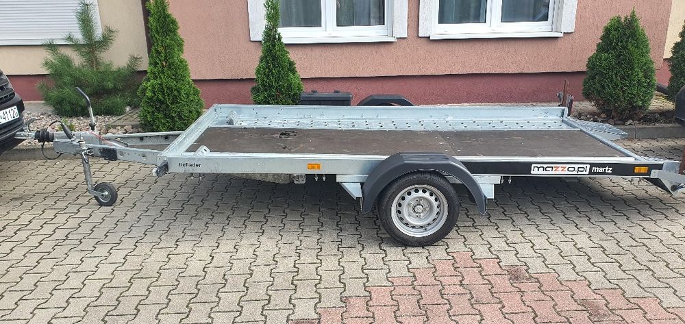 Przyczepa laweta 2025r jedna ośka, DMC 1700 martz uchylna jak nowa.
