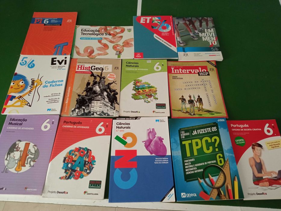 Livros de atividades 6º ano