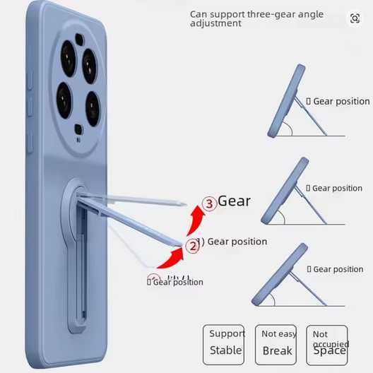 Xiaomi 11 Ultra Case with Holder – with Rotatable Stand – BLACK64297817470082121