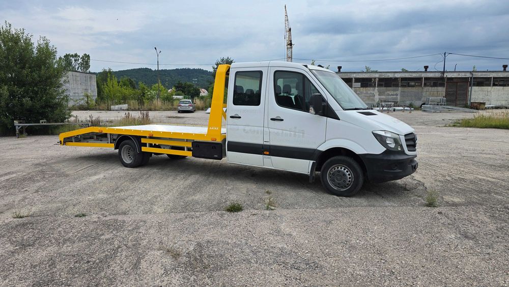 Mercedes Sprinter Zabudowa Autolaweta Laweta Najazd Dubel Kabina